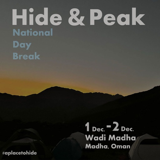 Hide & Peak (National Day)