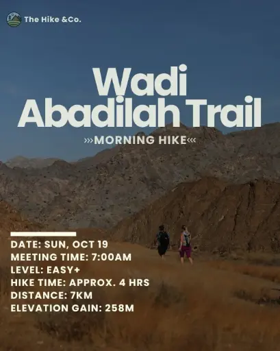 Wadi Abadilah Trail (Morning Hike)